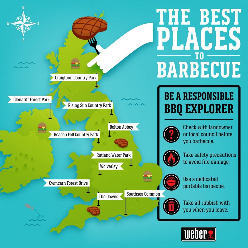 Weber map Best BBQ locations