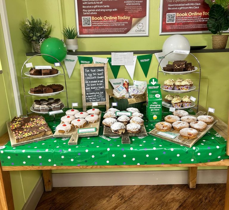 British Garden Centres raises over £7000 for Macmillan Coffee Morning