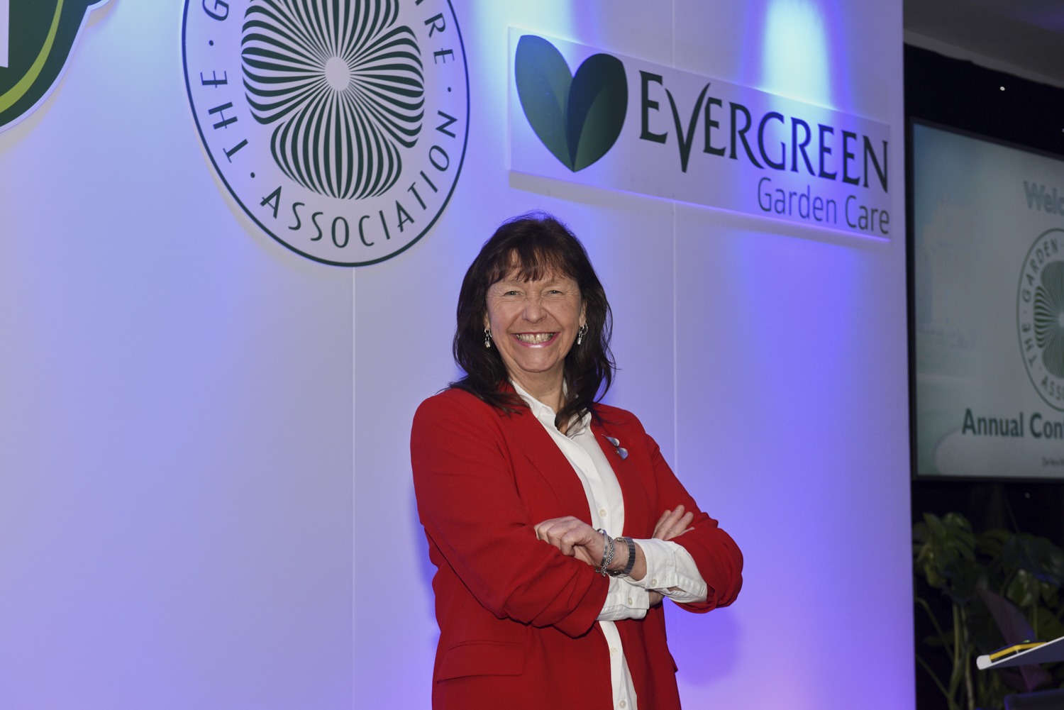 GCA reveals 2025 Christmas display competition winners 1 GCA Inspector Alyson Haywood who judged the GCAs 2025 Gisela Graham sponsored Christmas display competition with Peter Walker