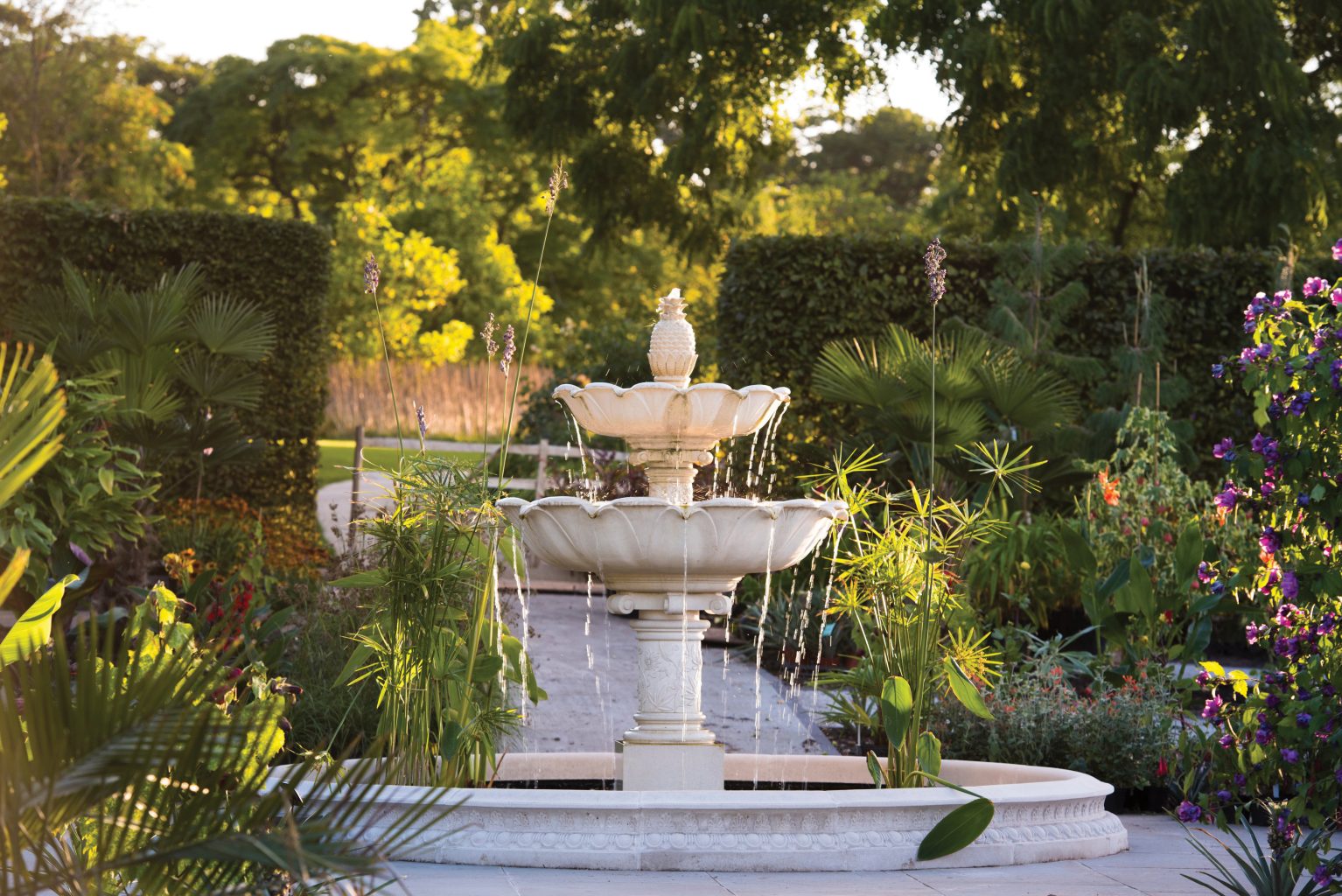 Haddonstone Brings Sustainability to Stone Garden Designs 1 RHS Wisley Fountain