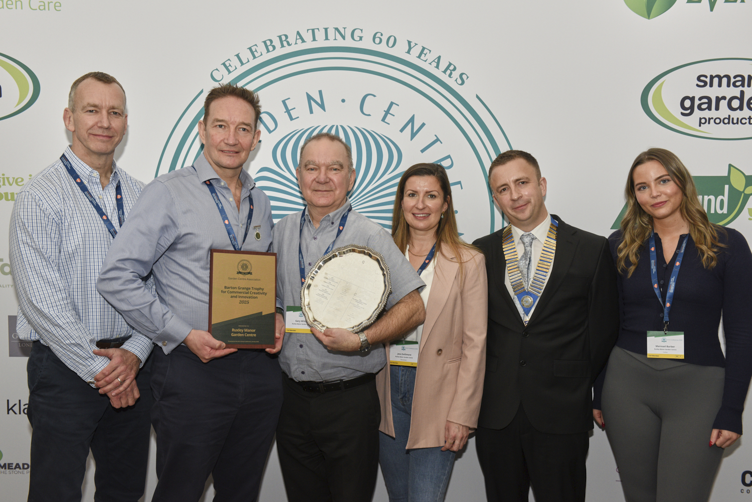 GCA hands out awards to top garden centres at 2026 conference 2 DSC 5512 Barton Grange Trophy Ruxley Manor Garden Centre