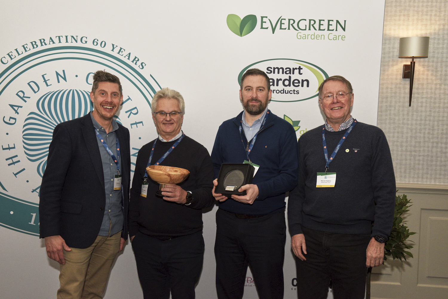 GCA hands out awards to top garden centres at 2026 conference 3 DSC 5519 Paul Cooling Environment and Sustainability Award Haskins Garden Centre Snowhi